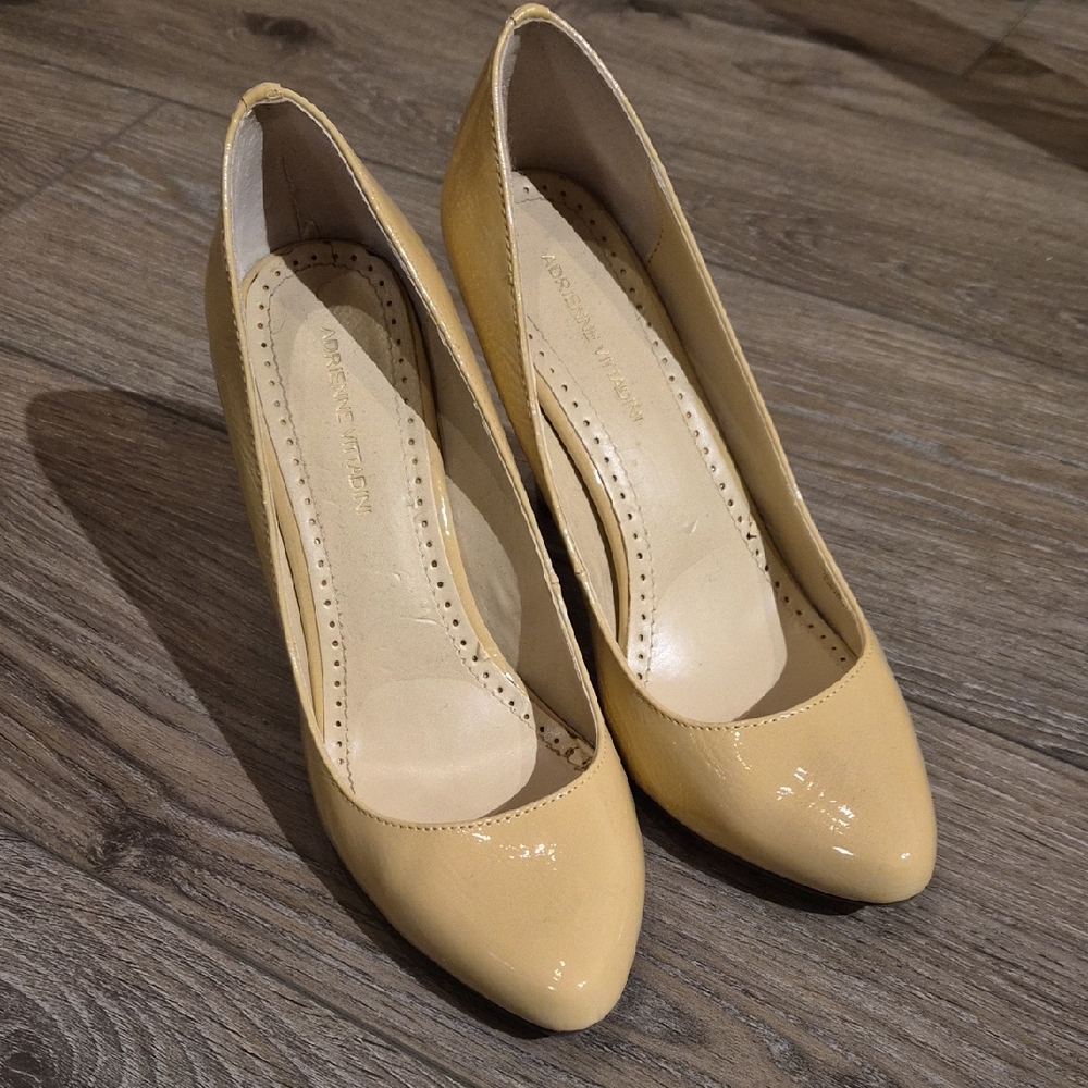 Tan Patent Adrienne Vittadini Heels